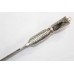 Dagger Knife Kukri Khukuri Machete Damascus Steel Blade Silver work handle A 216